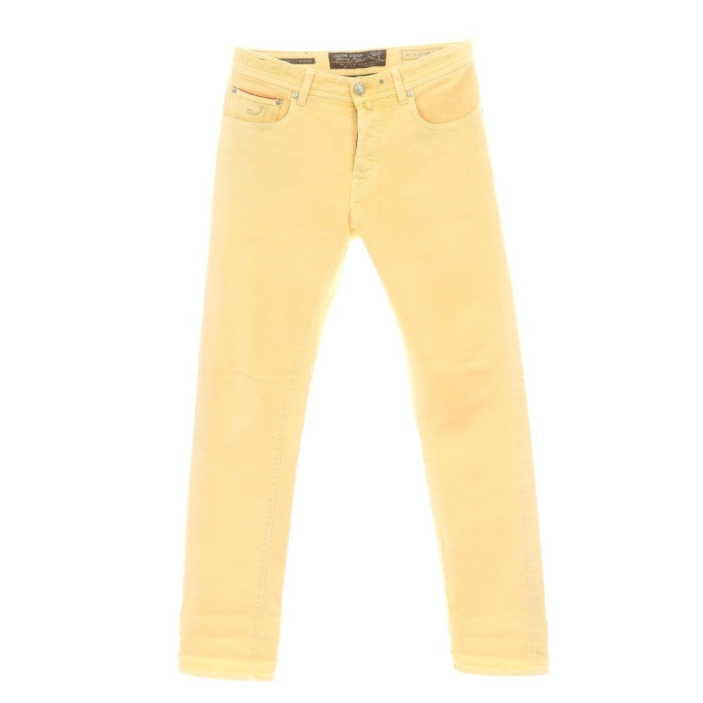 【中古】ヤコブコーエン JACOB COHEN J688 ストレッチ コットン デニムパンツ イエロー【 33 】【 状態ランクC 】【 メンズ 】