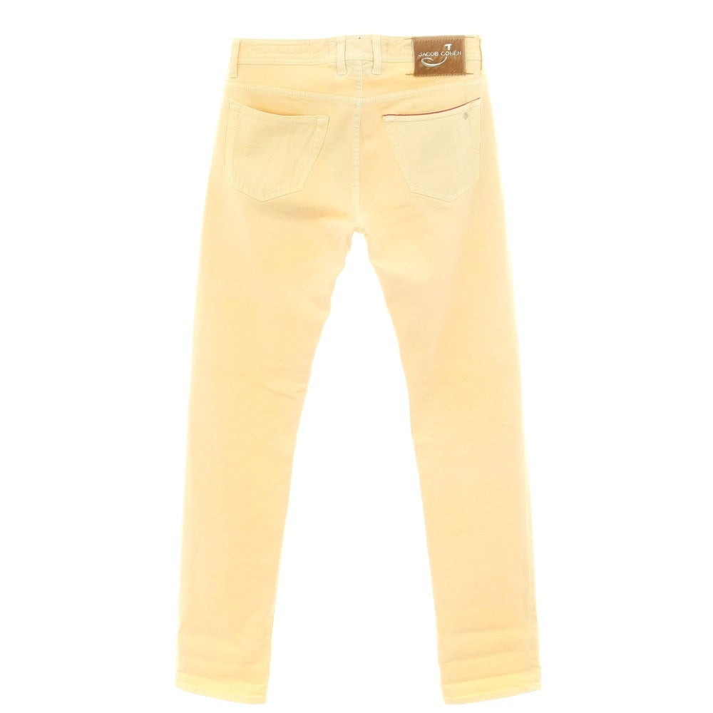 【中古】ヤコブコーエン JACOB COHEN J688 ストレッチ コットン デニムパンツ イエロー【 33 】【 状態ランクC 】【 メンズ 】