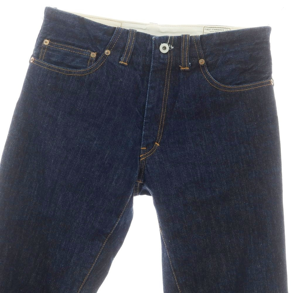 【中古】ファースト スタンダード 1ST STANDARD コットン ジーンズ デニムパンツ ネイビー【 32 】【 状態ランクB 】【 メンズ 】