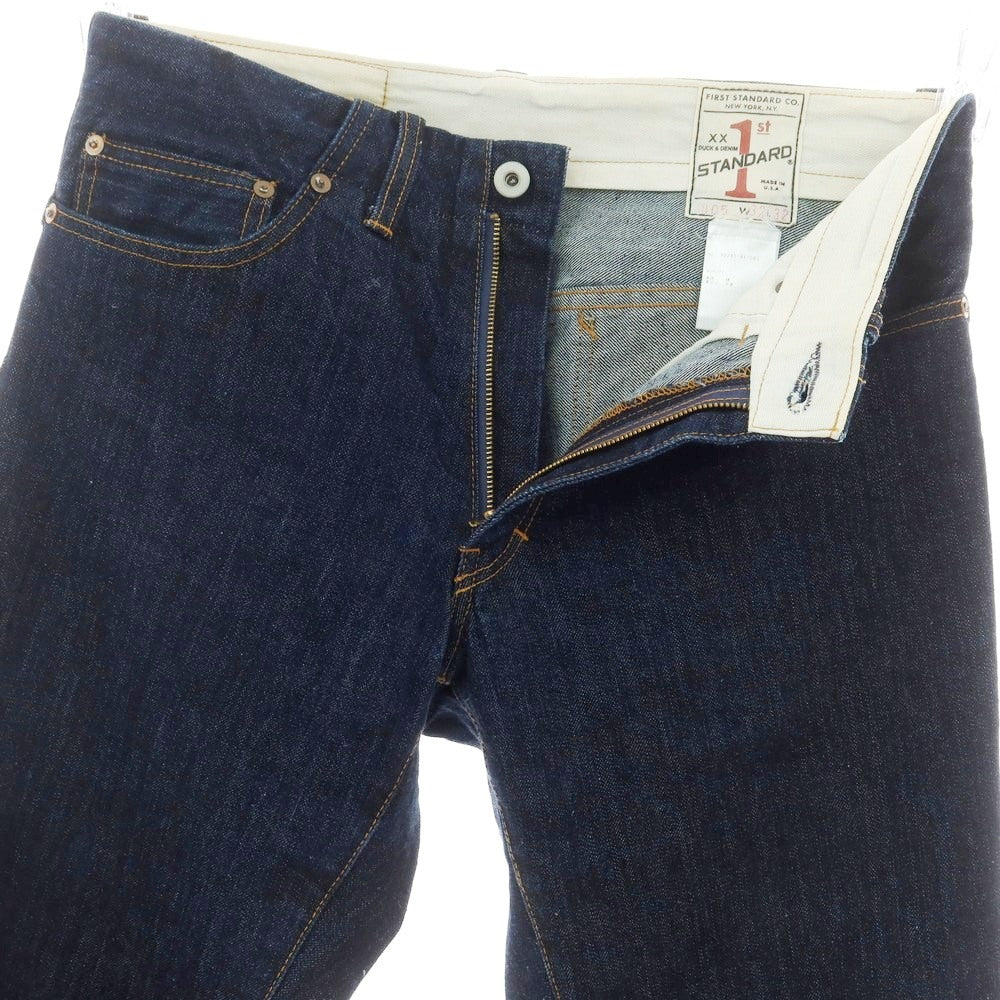 【中古】ファースト スタンダード 1ST STANDARD コットン ジーンズ デニムパンツ ネイビー【 32 】【 状態ランクB 】【 メンズ 】