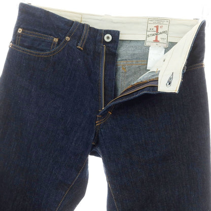 【中古】ファースト スタンダード 1ST STANDARD コットン ジーンズ デニムパンツ ネイビー【 32 】【 状態ランクB 】【 メンズ 】
