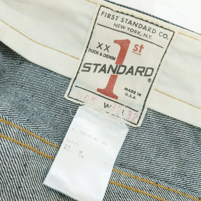【中古】ファースト スタンダード 1ST STANDARD コットン ジーンズ デニムパンツ ネイビー【 32 】【 状態ランクB 】【 メンズ 】
