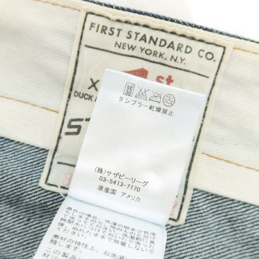 【中古】ファースト スタンダード 1ST STANDARD コットン ジーンズ デニムパンツ ネイビー【 32 】【 状態ランクB 】【 メンズ 】