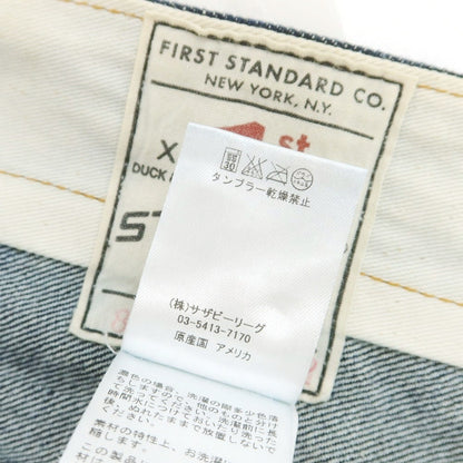 【中古】ファースト スタンダード 1ST STANDARD コットン ジーンズ デニムパンツ ネイビー【 32 】【 状態ランクB 】【 メンズ 】