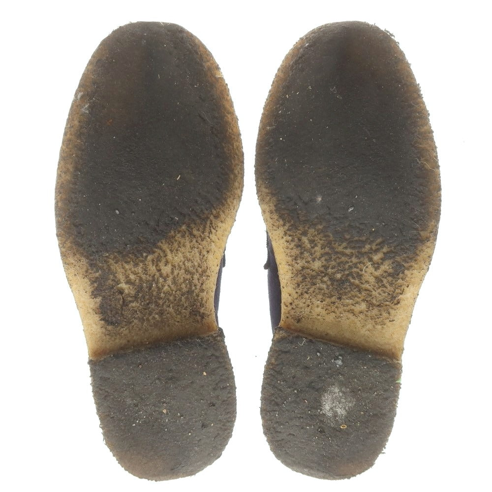 【中古】トラディショナルウェザーウェア Traditional Weatherwear SANDERS製 スエード コインローファー ネイビー【 8 1/2 】【 状態ランクB 】【 メンズ 】