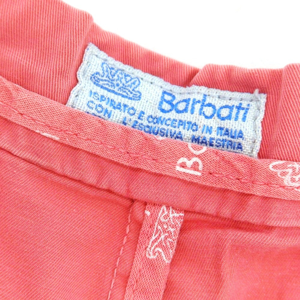 【中古】バルバティ Barbati ストレッチ コットン ショートパンツ ピンク【 46 】【 状態ランクC 】【 メンズ 】 [CPD]