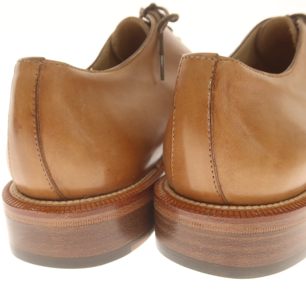 【中古】【未使用】エルメネジルドゼニア Ermenegildo Zegna ナポリクチュール ホールカット ドレスシューズ ライトブラウン【 7 】【 状態ランクS 】【 メンズ 】