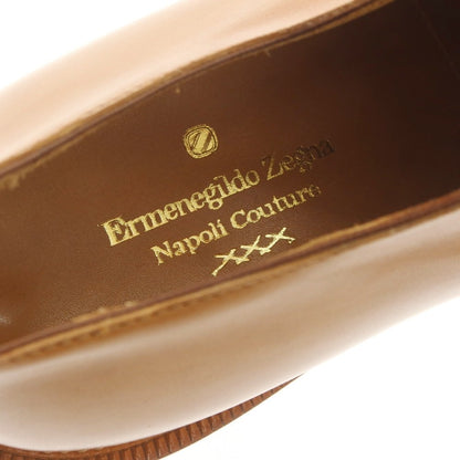 【中古】【未使用】エルメネジルドゼニア Ermenegildo Zegna ナポリクチュール ホールカット ドレスシューズ ライトブラウン【 7 】【 状態ランクS 】【 メンズ 】