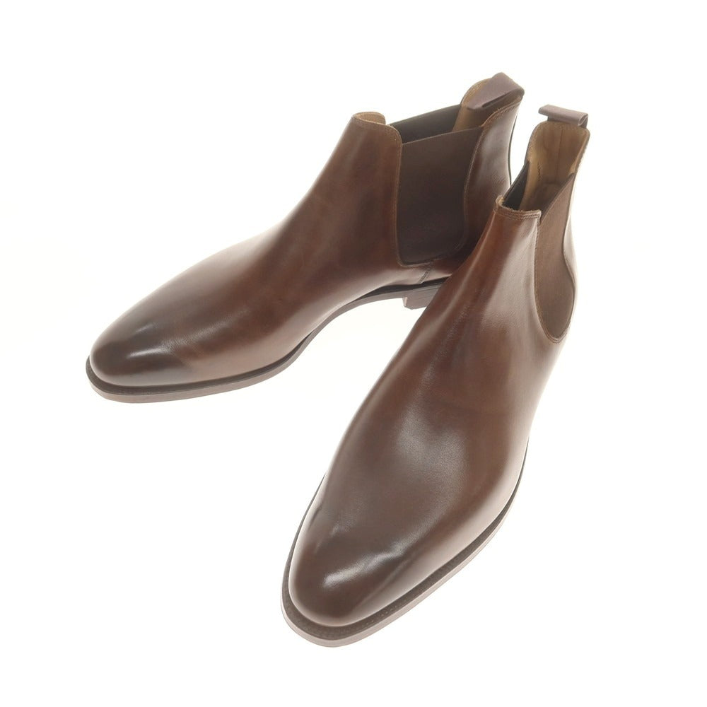 【中古】【未使用】クロケットアンドジョーンズ CROCKETT&amp;JONES CHELSEA6 サイドゴアブーツ ブラウン【 7 1/2E 】【 状態ランクS 】【 メンズ 】