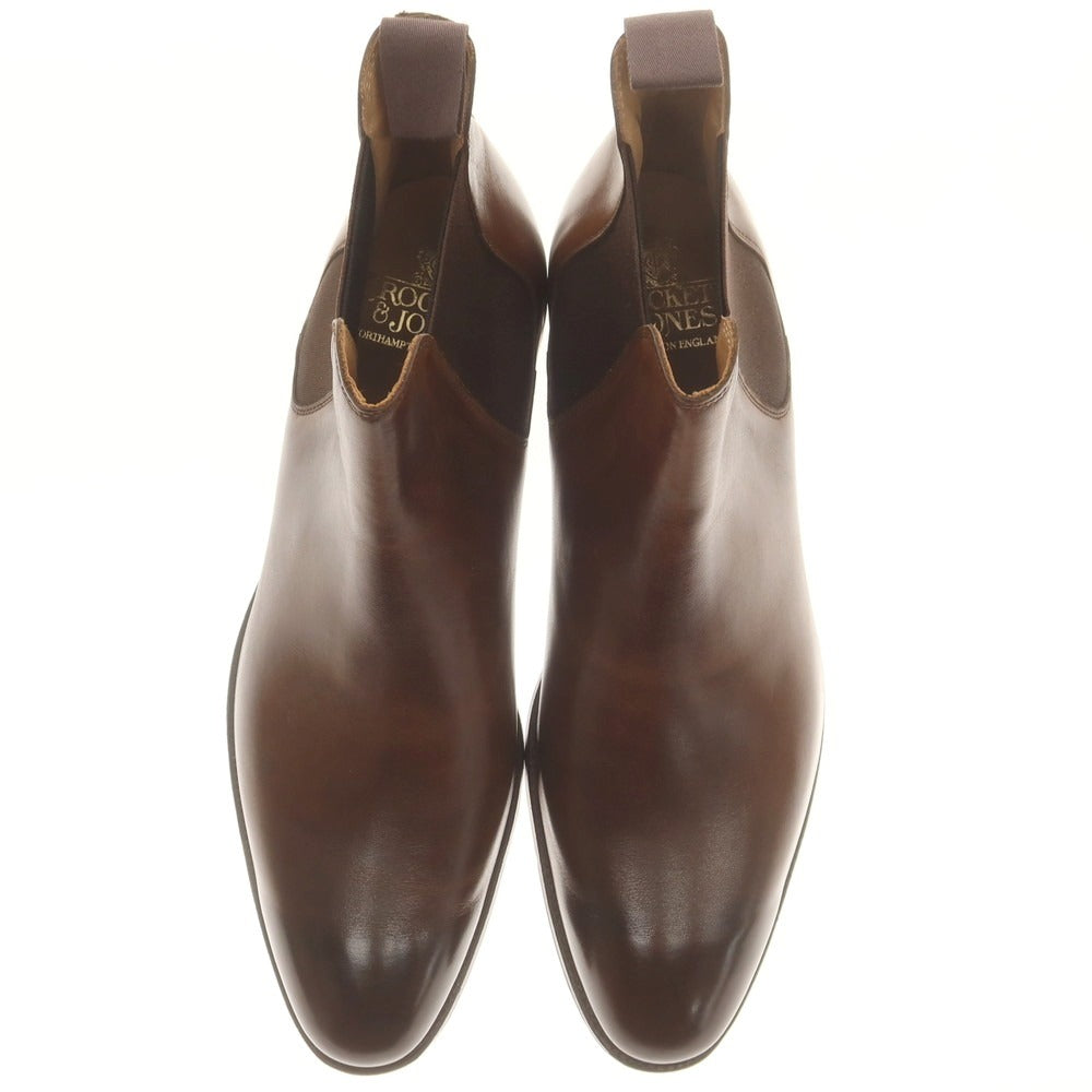 【中古】【未使用】クロケットアンドジョーンズ CROCKETT&amp;JONES CHELSEA6 サイドゴアブーツ ブラウン【 7 1/2E 】【 状態ランクS 】【 メンズ 】
