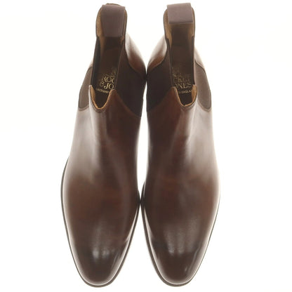 【中古】【未使用】クロケットアンドジョーンズ CROCKETT&amp;JONES CHELSEA6 サイドゴアブーツ ブラウン【 7 1/2E 】【 状態ランクS 】【 メンズ 】
