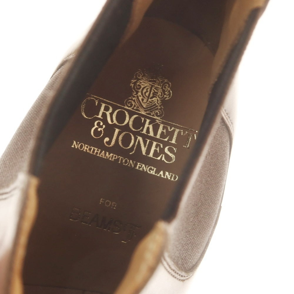 【中古】【未使用】クロケットアンドジョーンズ CROCKETT&amp;JONES CHELSEA6 サイドゴアブーツ ブラウン【 7 1/2E 】【 状態ランクS 】【 メンズ 】