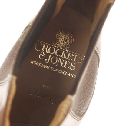 【中古】【未使用】クロケットアンドジョーンズ CROCKETT&amp;JONES CHELSEA6 サイドゴアブーツ ブラウン【 7 1/2E 】【 状態ランクS 】【 メンズ 】