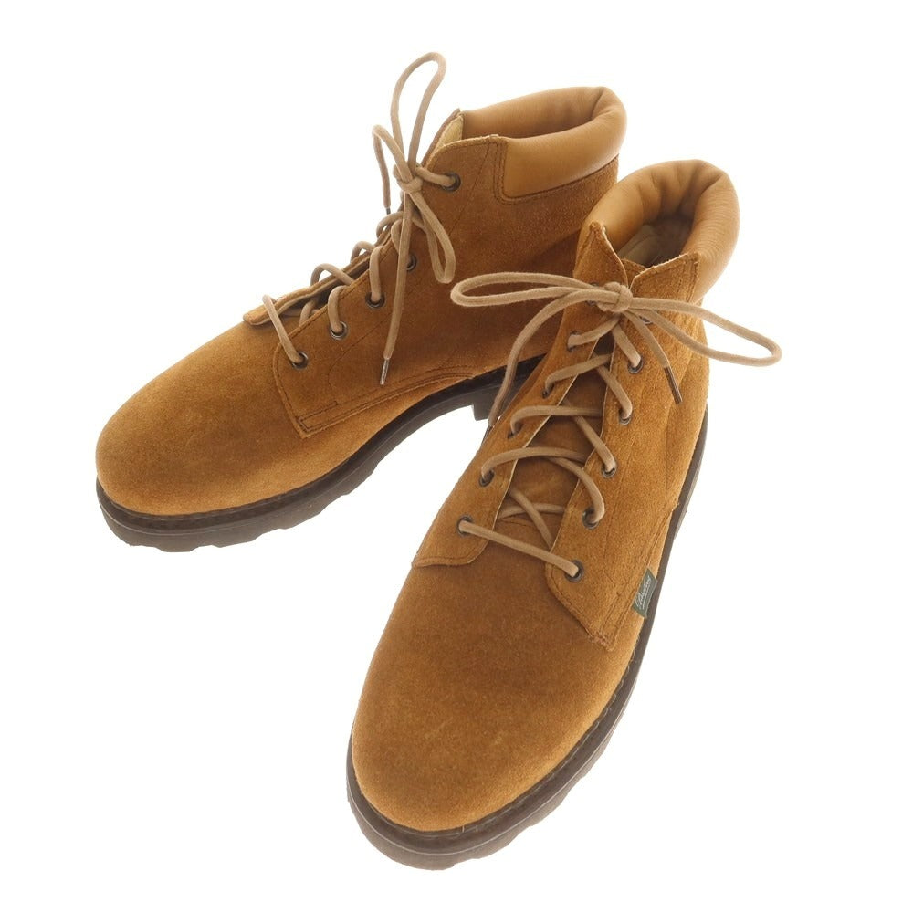 【中古】アーペントル ARPENTEUR × PARABOOT BERGERAC スエード レースアップブーツ ブラウン【 7.5 】【 状態ランクA 】【 メンズ 】
