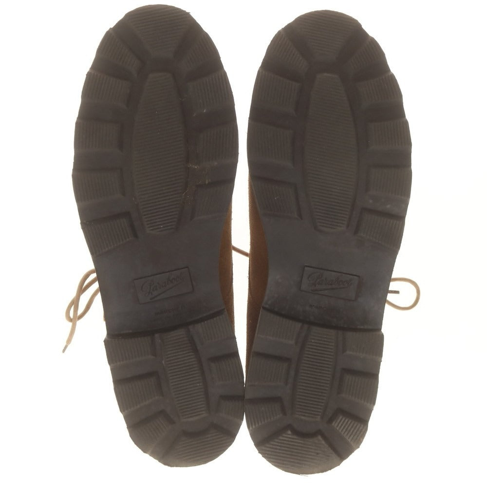 【中古】アーペントル ARPENTEUR × PARABOOT BERGERAC スエード レースアップブーツ ブラウン【 7.5 】【 状態ランクA 】【 メンズ 】