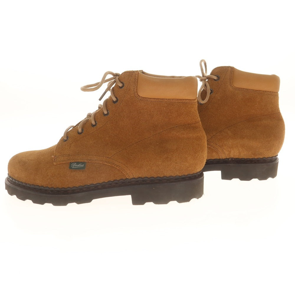 【中古】アーペントル ARPENTEUR × PARABOOT BERGERAC スエード レースアップブーツ ブラウン【 7.5 】【 状態ランクA 】【 メンズ 】