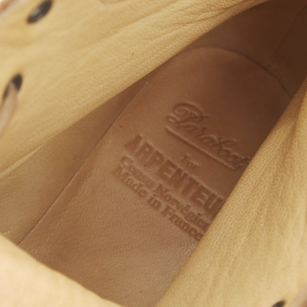 【中古】アーペントル ARPENTEUR × PARABOOT BERGERAC スエード レースアップブーツ ブラウン【 7.5 】【 状態ランクA 】【 メンズ 】