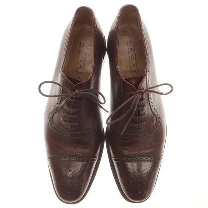 【中古】リゲイン REGAIN セミブローグ ドレスシューズ バーガンディ系【 6 1/2 】【 状態ランクB 】【 メンズ 】