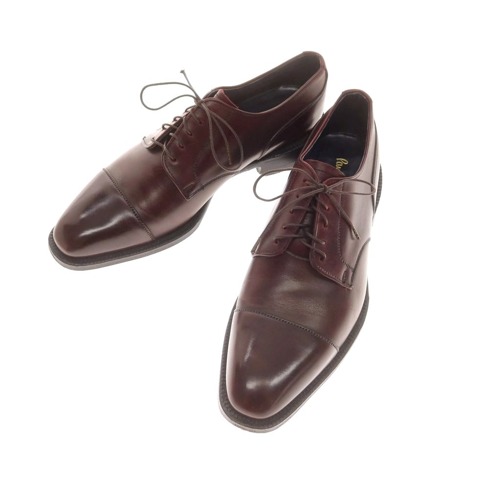 【中古】ポールスミス Paul Smith ストレートチップ ドレスシューズ バーガンディ【サイズ7 F】【 状態ランクB 】【 メンズ 】 [CPD]