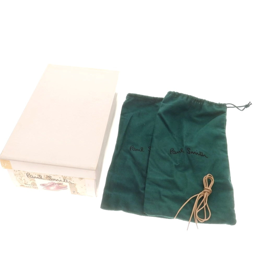 【中古】ポールスミス Paul Smith ストレートチップ ドレスシューズ バーガンディ【サイズ7 F】【 状態ランクB 】【 メンズ 】 [CPD]
