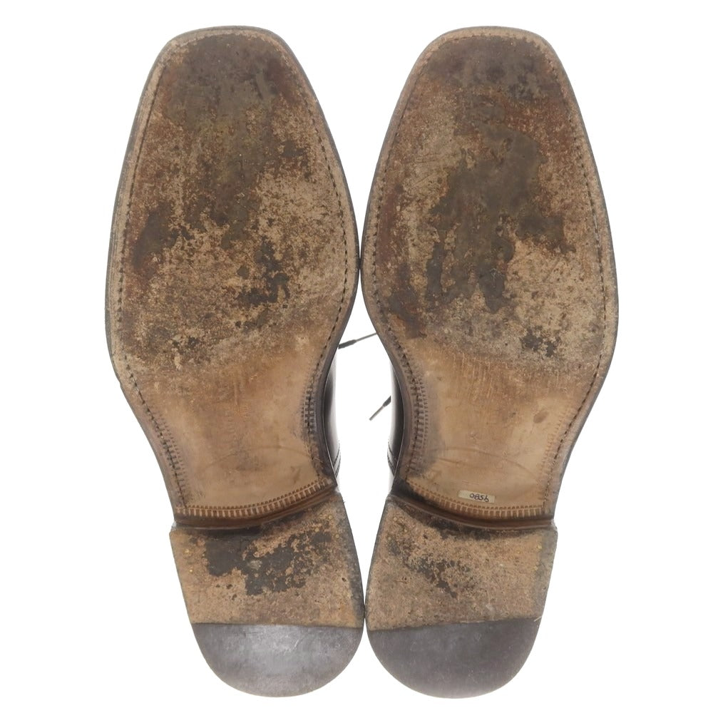 【中古】シルバノマッツァ SILVANO MAZZA ストレートチップ ドレスシューズ ブラック【 7 】【 状態ランクC 】【 メンズ 】