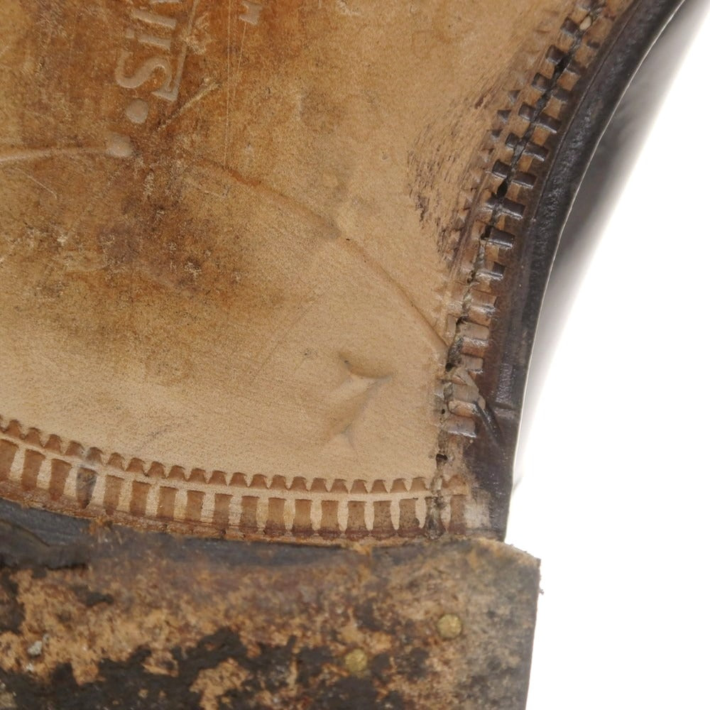 【中古】シルバノマッツァ SILVANO MAZZA ストレートチップ ドレスシューズ ブラック【 7 】【 状態ランクC 】【 メンズ 】