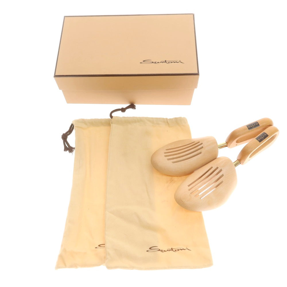 【中古】サントーニ Santoni モンクストラップ ドレスシューズ ライトブラウン【 7 】【 状態ランクA 】【 メンズ 】