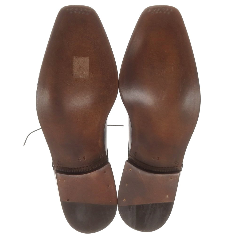 【中古】【未使用】ストールマンテラッシ SUTOR MANTELLASSI Uチップ ドレスシューズ ブラック【 41 】【 状態ランクS 】【 メンズ 】