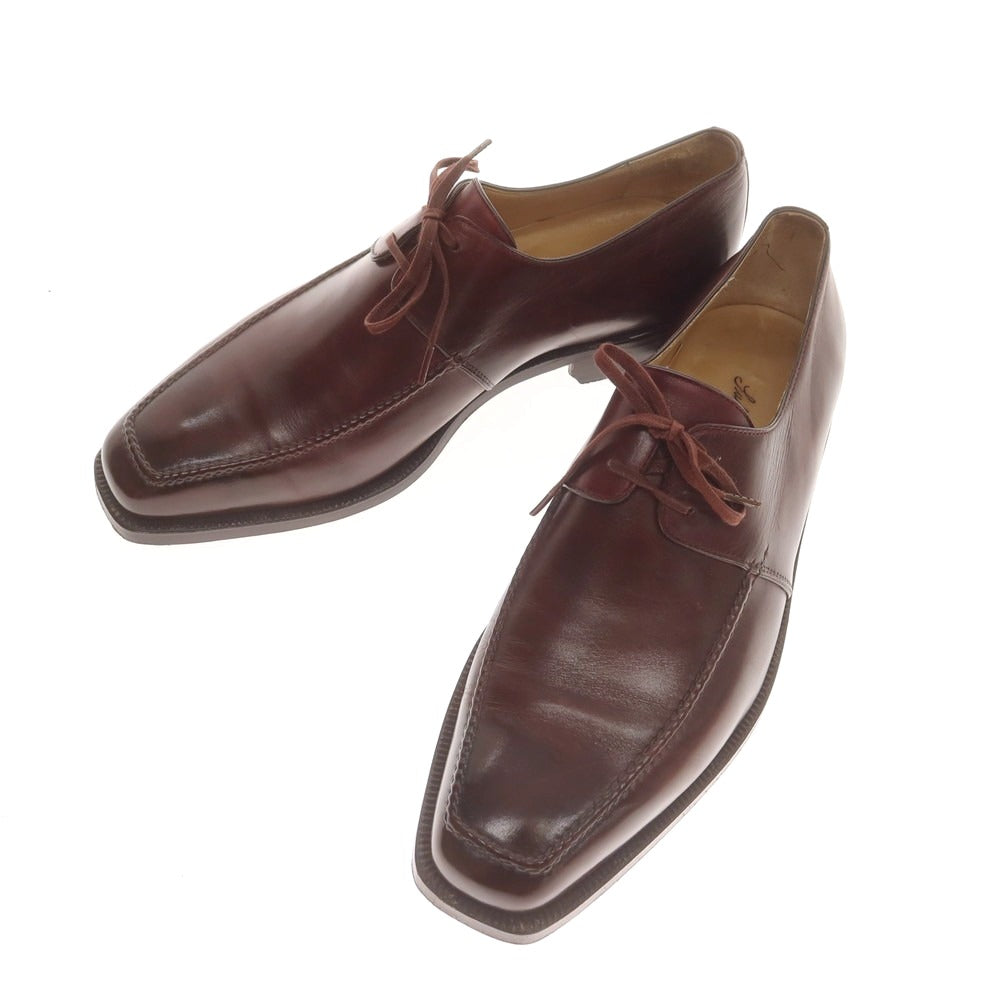 【中古】ストールマンテラッシ SUTOR MANTELLASSI Uチップ ドレスシューズ バーガンディ【 41 】【 状態ランクB 】【 メンズ 】
