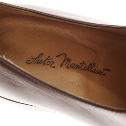 【中古】ストールマンテラッシ SUTOR MANTELLASSI Uチップ ドレスシューズ バーガンディ【 41 】【 状態ランクB 】【 メンズ 】