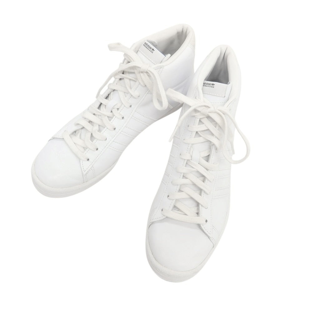 【中古】アディダス adidas CP 39 HI レザー ハイカット スニーカー ホワイト【 26cm 】【 状態ランクB 】【 メンズ 】