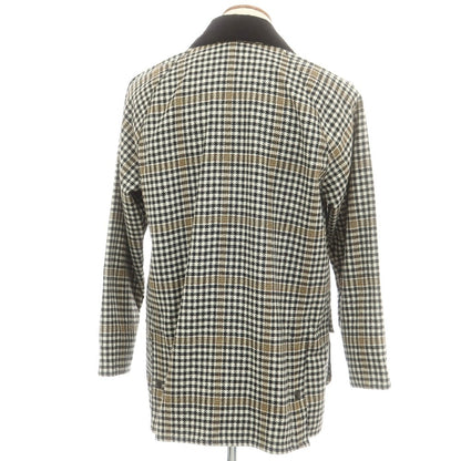 【中古】バブアー Barbour ウール チェック ビデイルジャケット ブラックxホワイト【 38 】【 状態ランクB 】【 メンズ 】