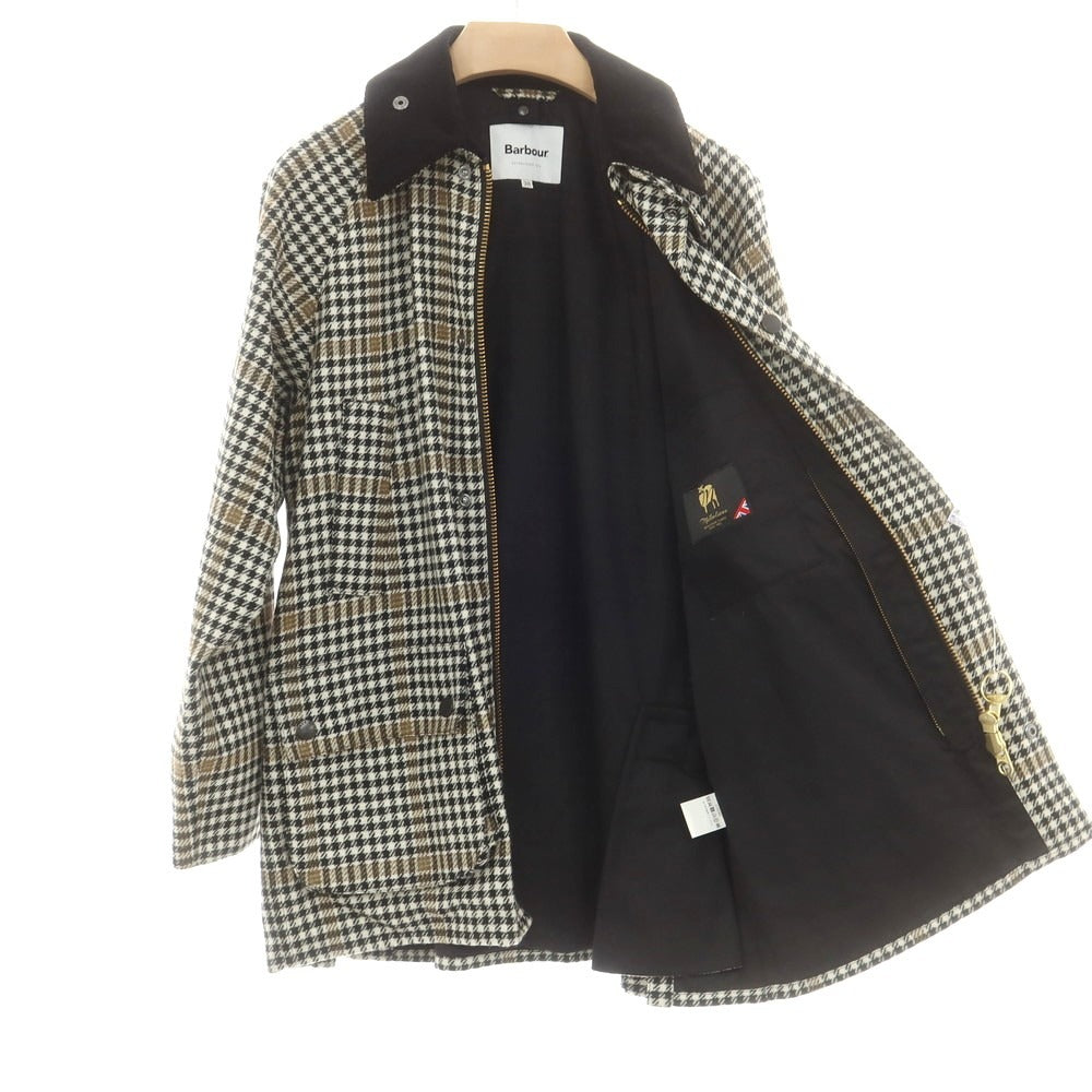 【中古】バブアー Barbour ウール チェック ビデイルジャケット ブラックxホワイト【 38 】【 状態ランクB 】【 メンズ 】