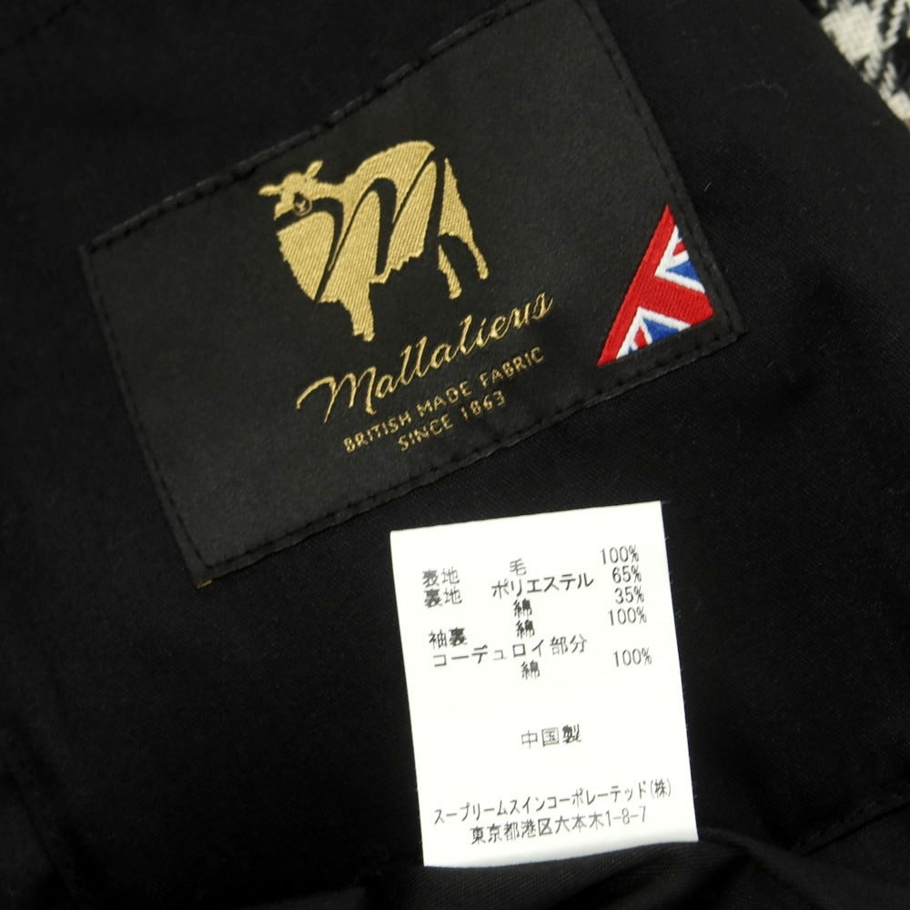 【中古】バブアー Barbour ウール チェック ビデイルジャケット ブラックxホワイト【 38 】【 状態ランクB 】【 メンズ 】