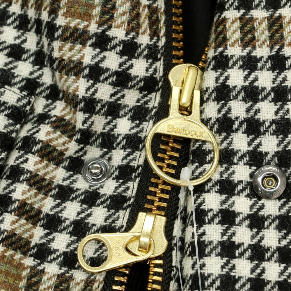 【中古】バブアー Barbour ウール チェック ビデイルジャケット ブラックxホワイト【 38 】【 状態ランクB 】【 メンズ 】