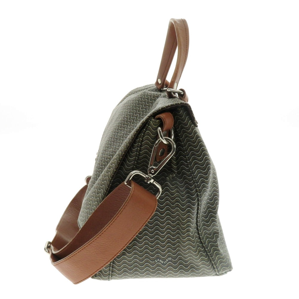 【中古】ザネラート ZANELLATO POSTINA M+ ブランディン ポスティーナ ショルダーバッグ ダークグレー【 状態ランクC 】【 メンズ 】