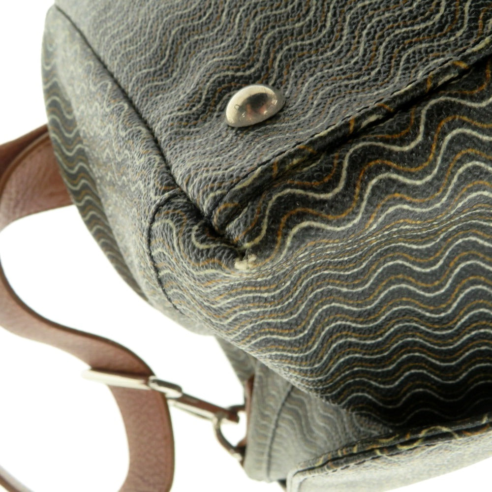 【中古】ザネラート ZANELLATO POSTINA M+ ブランディン ポスティーナ ショルダーバッグ ダークグレー【 状態ランクC 】【 メンズ 】