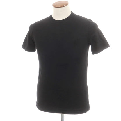 【新品アウトレット】クルチアーニ CRUCIANI ストレッチコットン 半袖Ｔシャツ ブラック【 48 】【 状態ランクN- 】【 メンズ 】