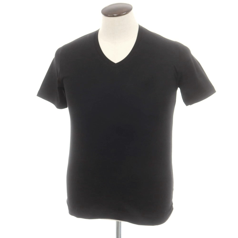 【新品】クルチアーニ CRUCIANI ストレッチコットン 半袖Ｔシャツ ブラック【 50 】【 状態ランクN 】【 メンズ 】
