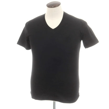 【新品】クルチアーニ CRUCIANI ストレッチコットン 半袖Ｔシャツ ブラック【 50 】【 状態ランクN 】【 メンズ 】