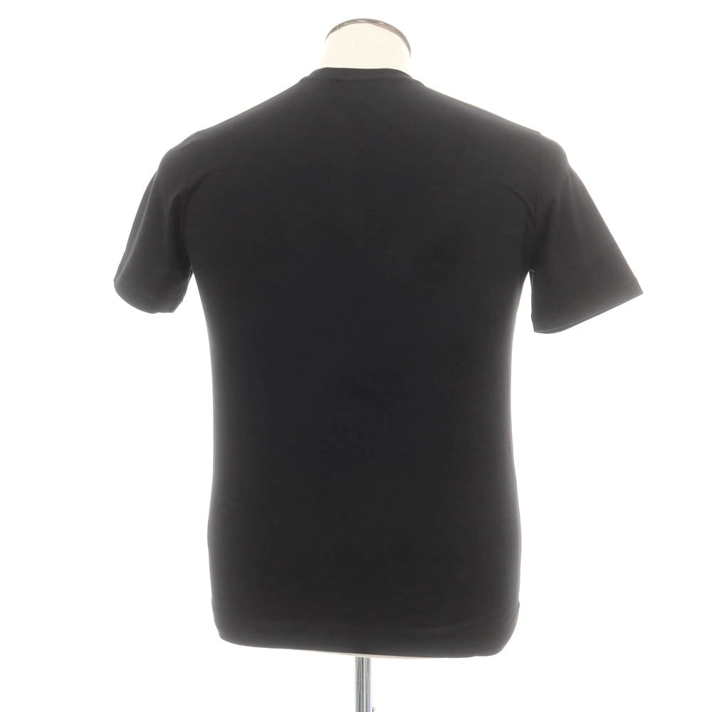 【新品】クルチアーニ CRUCIANI ストレッチコットン 半袖Ｔシャツ ブラック【 50 】【 状態ランクN 】【 メンズ 】