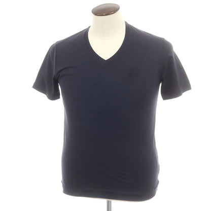 【新品】クルチアーニ CRUCIANI ストレッチコットン 半袖Ｔシャツ ネイビー【 50 】【 状態ランクN 】【 メンズ 】