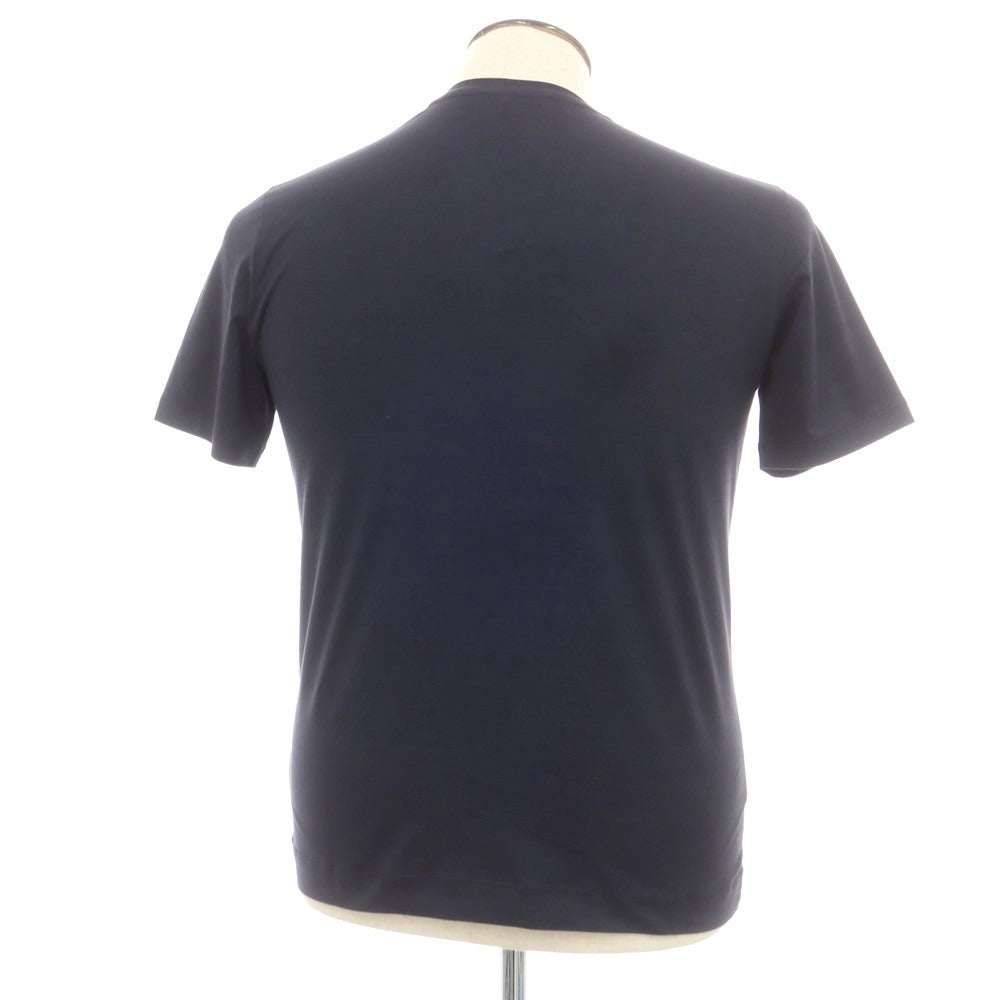 【新品】クルチアーニ CRUCIANI ストレッチコットン 半袖Ｔシャツ ネイビー【 50 】【 状態ランクN 】【 メンズ 】