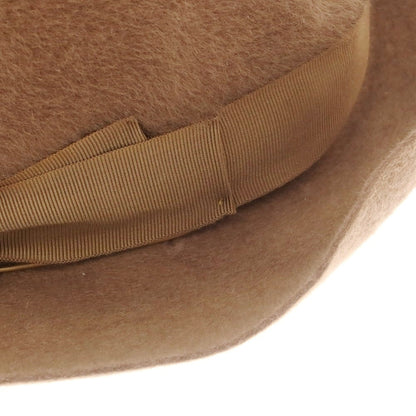 【中古】ボルサリーノ Borsalino レッドディア CERVELT ソフトボーラーハット ブラウン【 状態ランクC 】【 メンズ 】