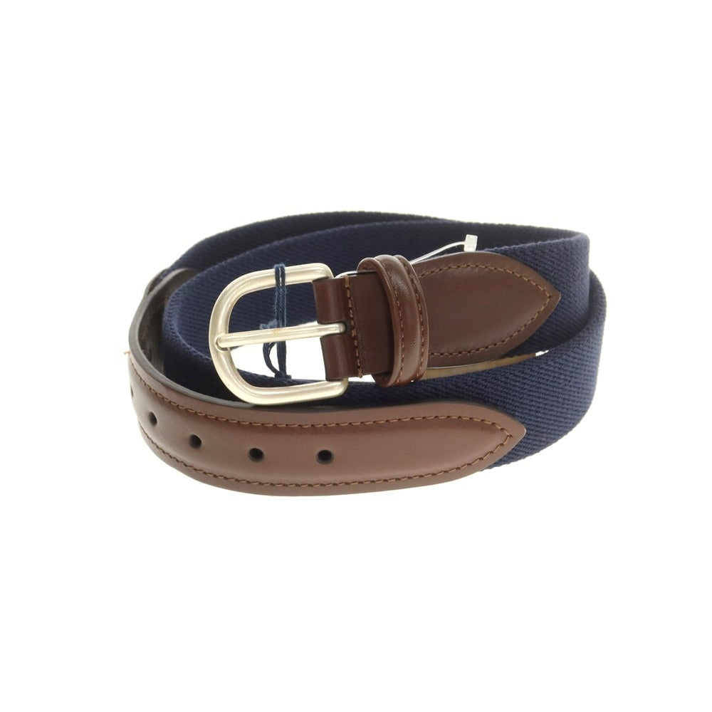 【中古】アンダーソンズ Andersons キャンバス ベルト ブラウンxネイビー【 90 】【 状態ランクA 】【 メンズ 】