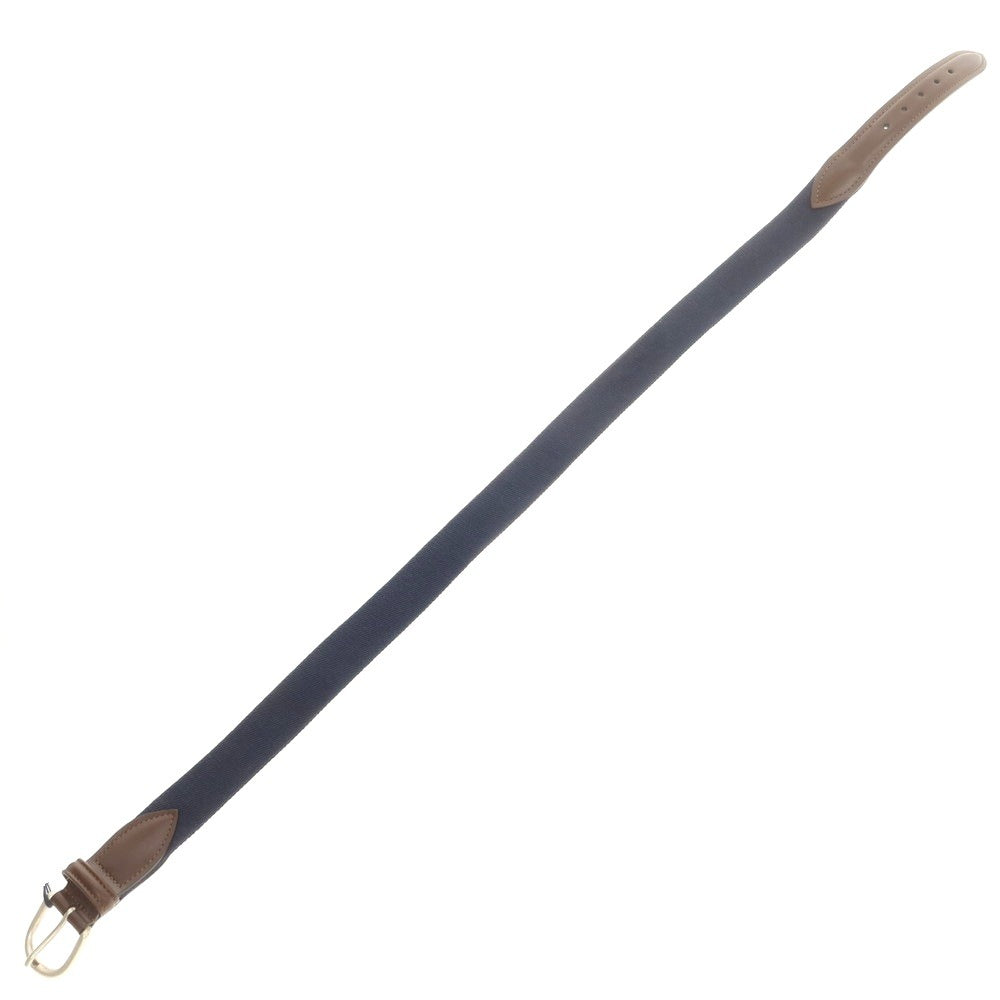 【中古】アンダーソンズ Andersons キャンバス ベルト ブラウンxネイビー【 90 】【 状態ランクA 】【 メンズ 】