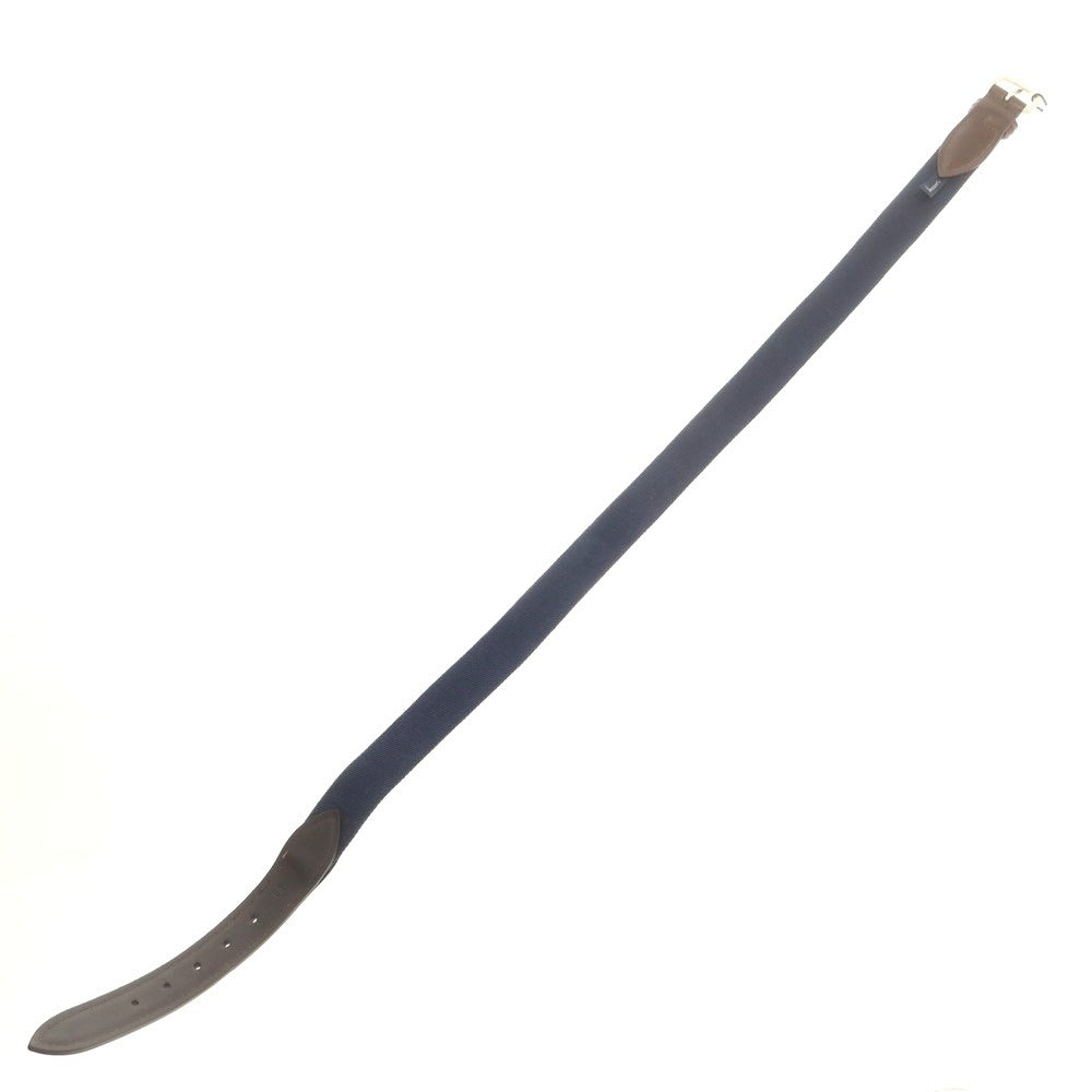 【中古】アンダーソンズ Andersons キャンバス ベルト ブラウンxネイビー【 90 】【 状態ランクA 】【 メンズ 】