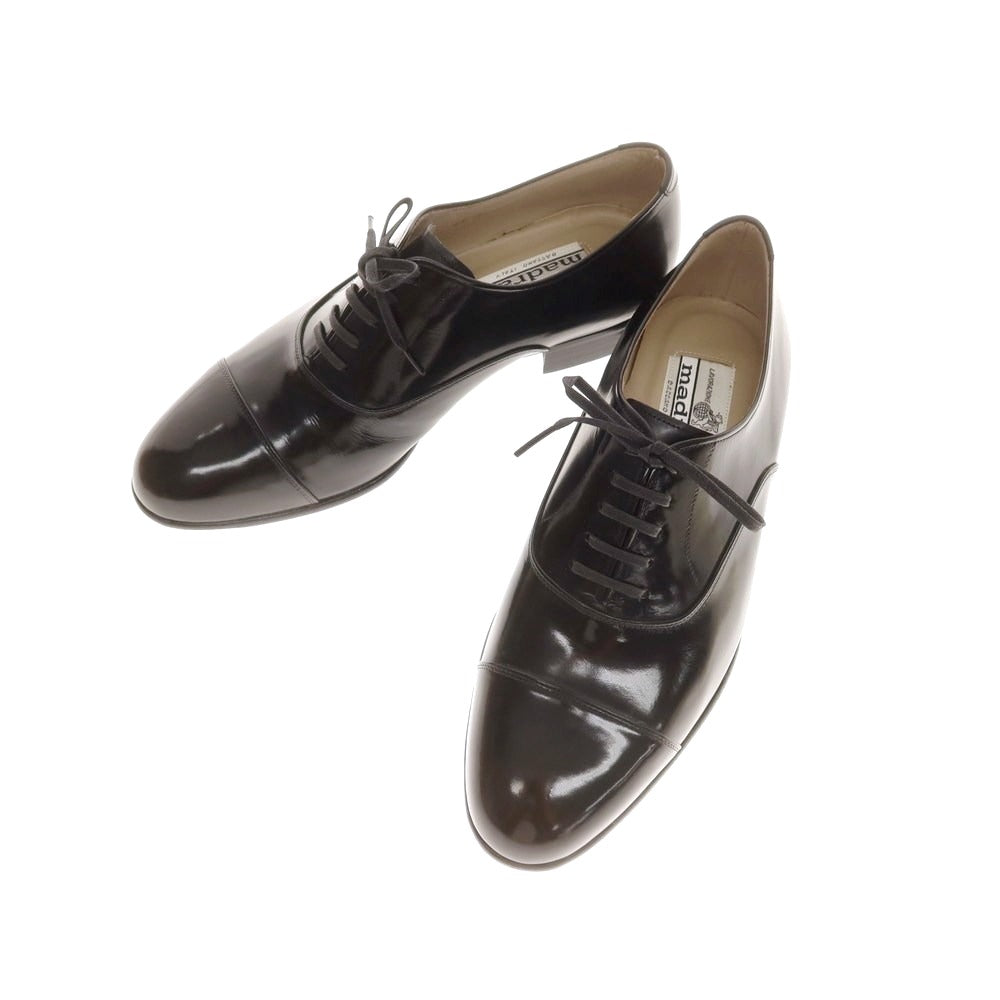 【中古】マドラス MADRAS ストレートチップ ドレスシューズ ブラック【 25 1/2EEE 】【 状態ランクA 】【 メンズ 】