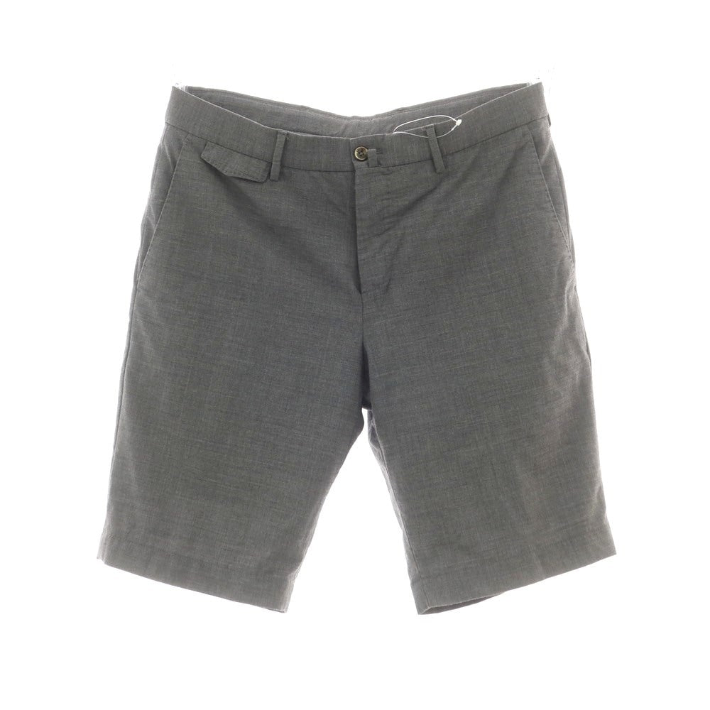 【中古】ピーティートリノ PT TORINO BERMUDA ストレッチ ウール ショートパンツ グレー【 46 】【 状態ランクB 】【 メンズ 】 [CPD]