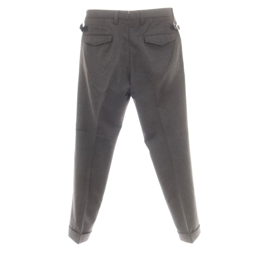 【中古】ピーティーゼロウーノ PT01 ウール カジュアルスラックスパンツ グレー【 46 】【 状態ランクB 】【 メンズ 】